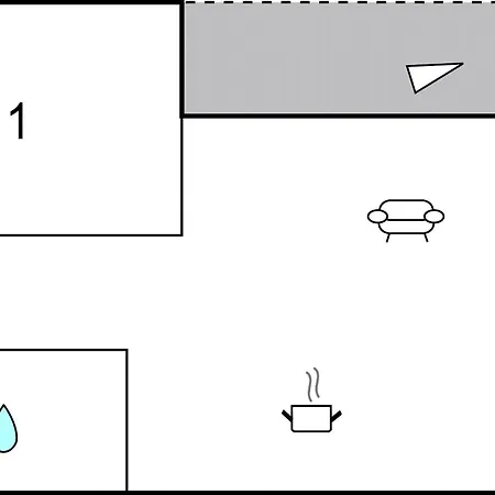 아파트 1 Bedroom Cozy In