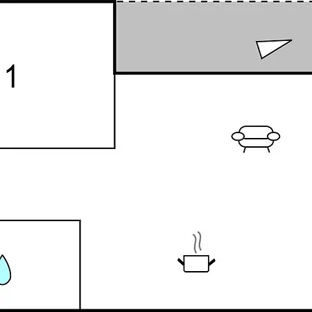 1 Bedroom Cozy In 아파트 *